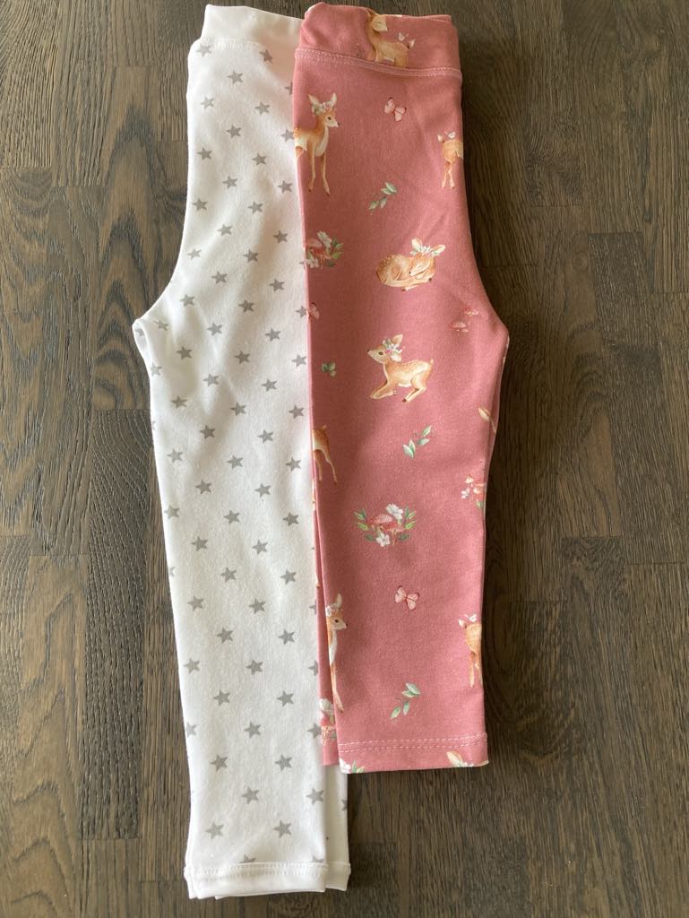 Tights i str. 1-2 år. Jersey.
