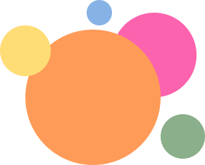 fargerike sirkler i ulik størrelse